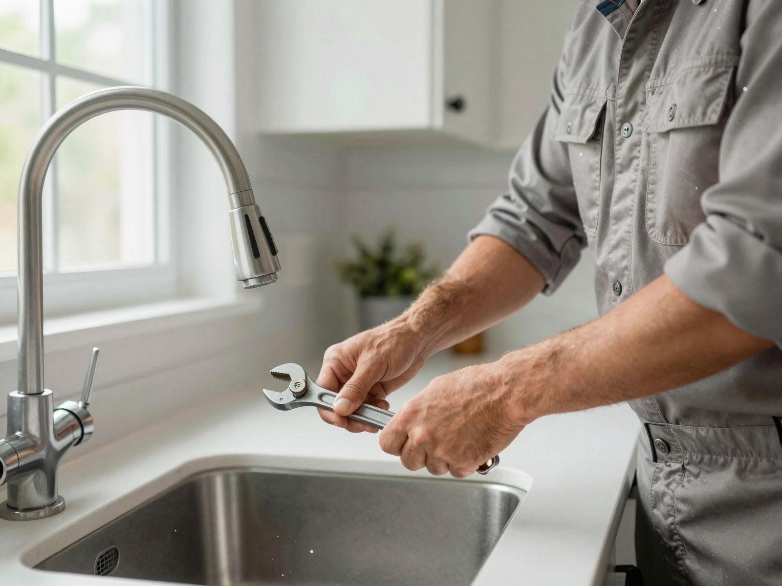 Professional plumbing installation